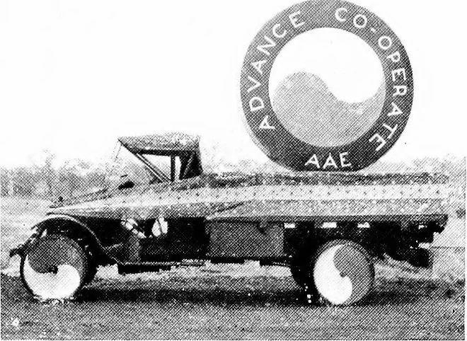 An illustration from Publicity methods for engineers; the proceedings of the first National conference on public information held under the auspices of the American association of engineers, 1922, leaf 76