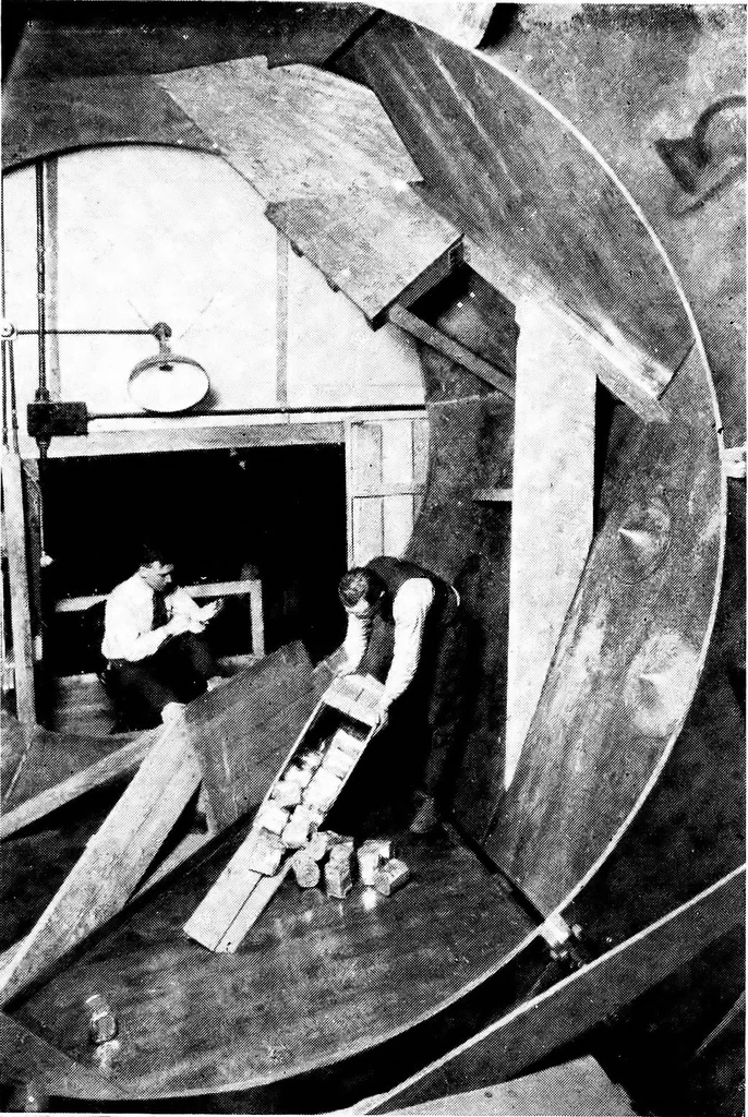 An illustration from Publicity methods for engineers; the proceedings of the first National conference on public information held under the auspices of the American association of engineers, 1922, leaf 78