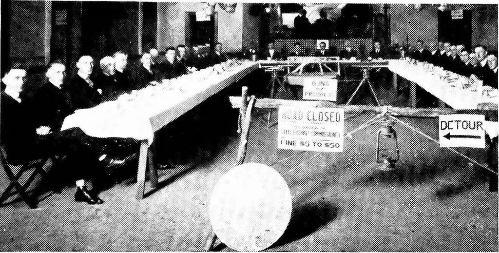 An illustration from Publicity methods for engineers; the proceedings of the first National conference on public information held under the auspices of the American association of engineers, 1922, leaf 96