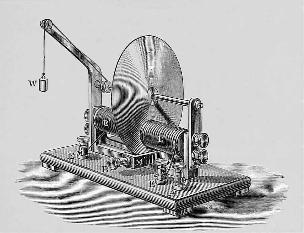 An illustration from Modern views of electricity, 1889, leaf 156