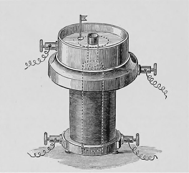 An illustration from Modern views of electricity, 1889, leaf 159