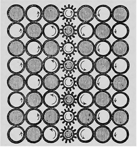 An illustration from Modern views of electricity, 1889, leaf 208