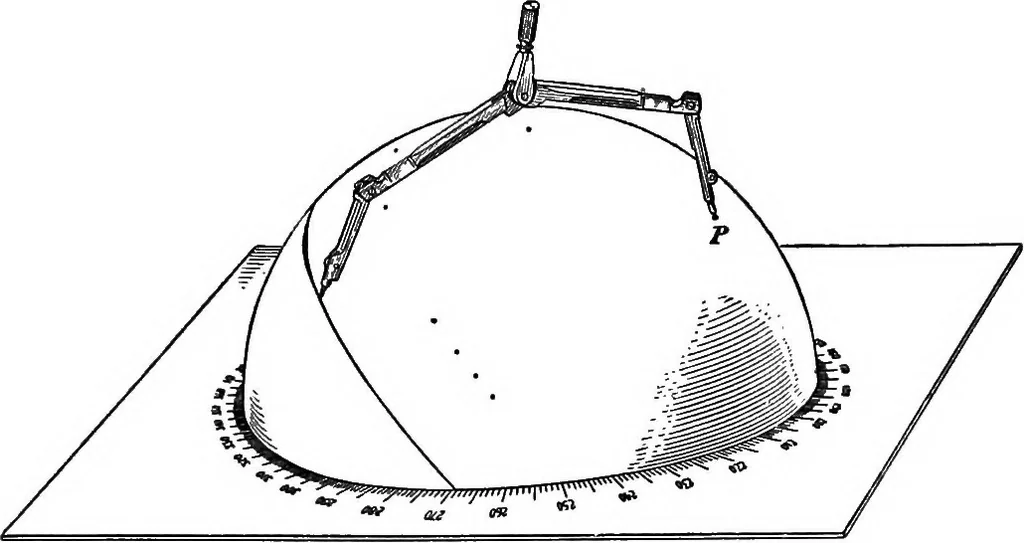 An illustration from Laboratory astronomy, 1905, leaf 28