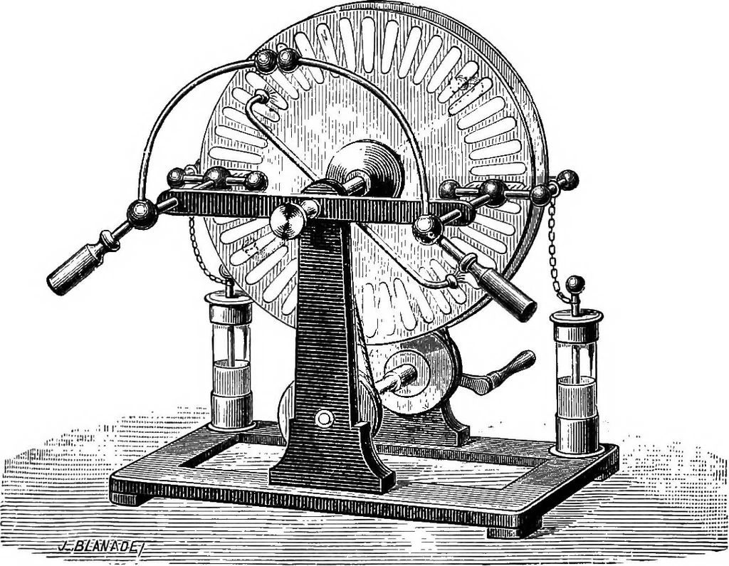 An illustration from Elementary treatise on electricity and magnetism, 1903, leaf 133