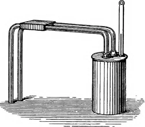 An illustration from Elementary treatise on electricity and magnetism, 1903, leaf 475