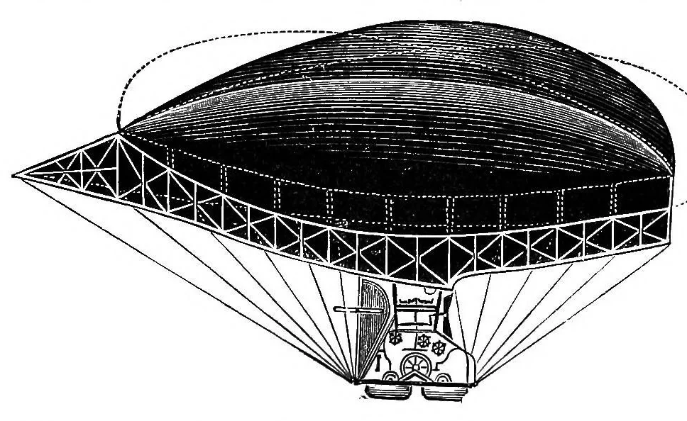 An illustration from Aëronautics: an abridgment of aëronautical specifications filed at the Patent Office from A. D. 1815 to A. D. 1891, 1893, leaf 133