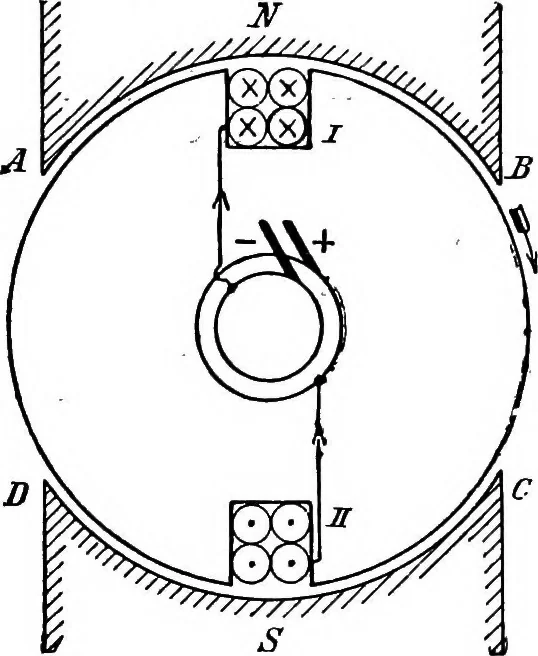 An illustration from A text-book of electrical engineering;, 1920, leaf 121