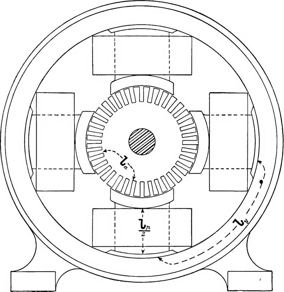 An illustration from A text-book of electrical engineering;, 1920, leaf 182
