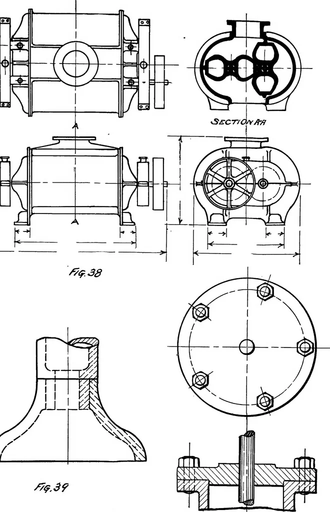 An illustration from A manual of drawing, 1902, leaf 200