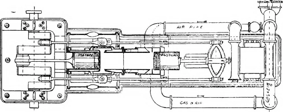 An illustration from A practical treatise on modern gas and oil engines, 1902, leaf 117