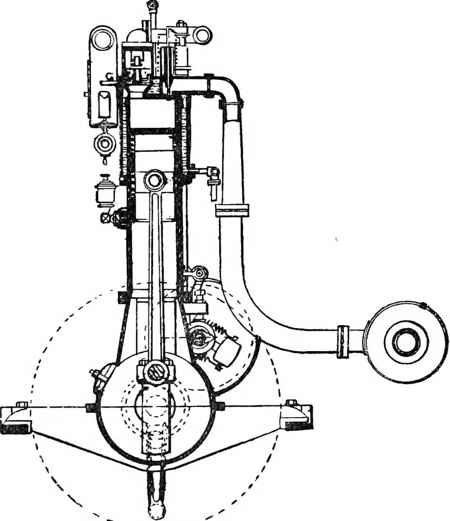 An illustration from A practical treatise on modern gas and oil engines, 1902, leaf 356