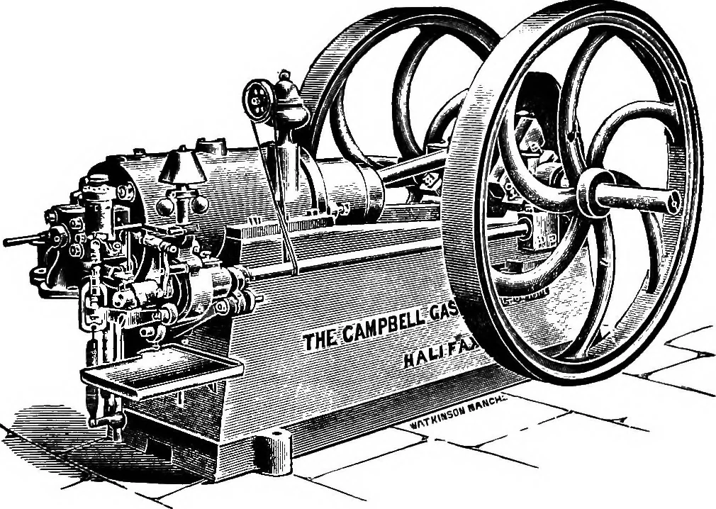 An illustration from A practical treatise on modern gas and oil engines, 1902, leaf 384