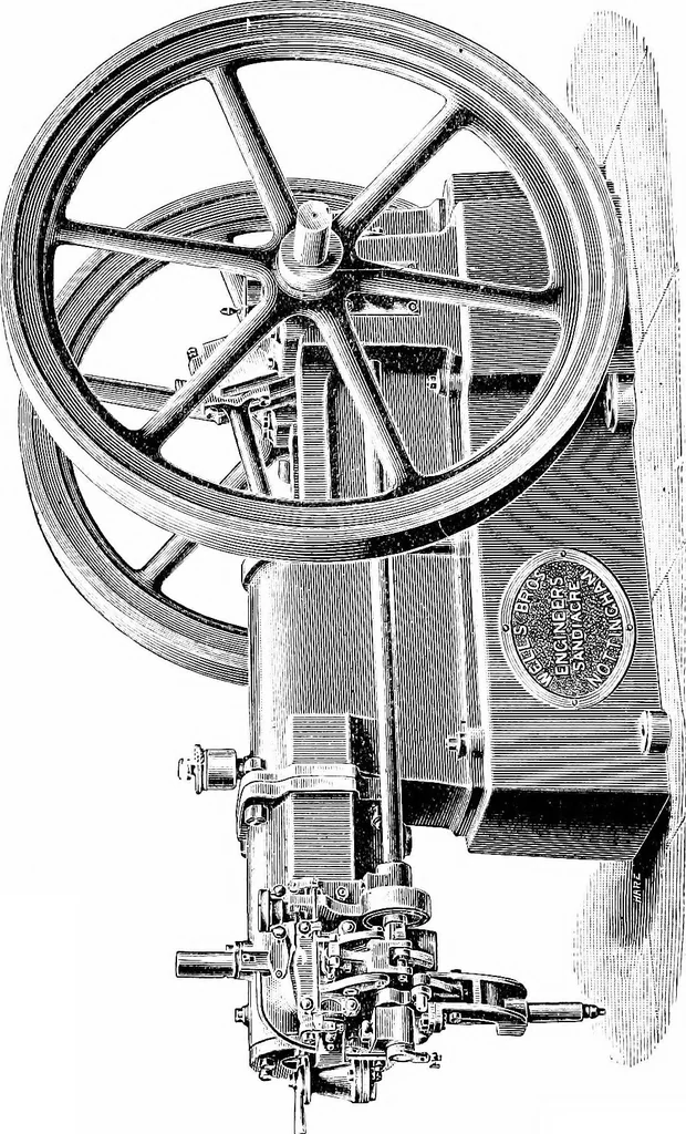An illustration from A practical treatise on modern gas and oil engines, 1902, leaf 73