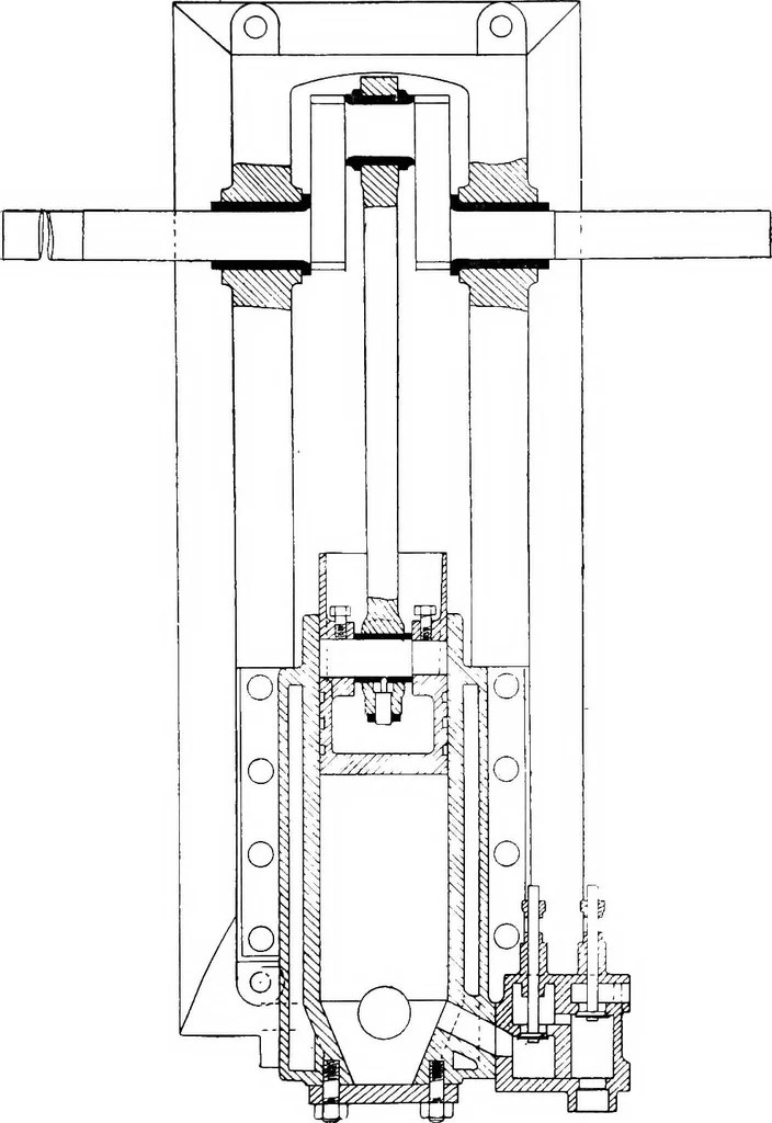 An illustration from A practical treatise on modern gas and oil engines, 1902, leaf 84