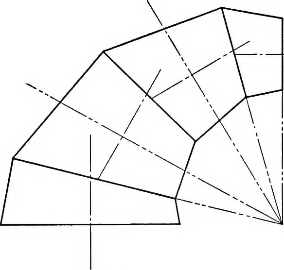An illustration from The essentials of descriptive geometry, 1915, leaf 134