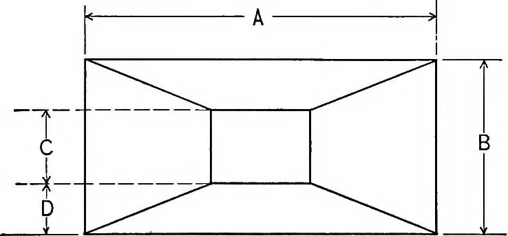 An illustration from The essentials of descriptive geometry, 1915, leaf 194