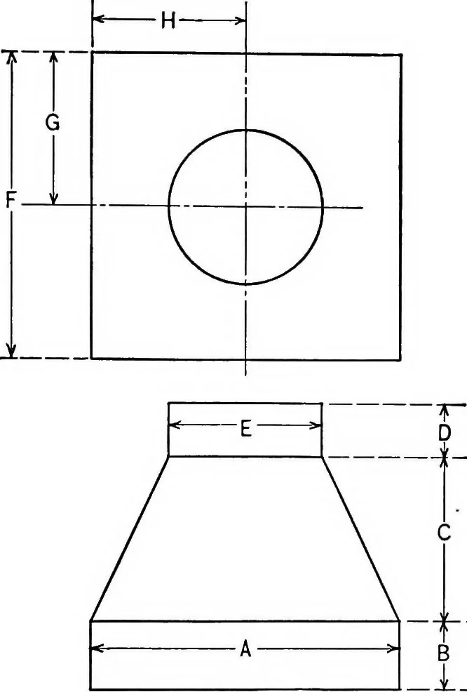 An illustration from The essentials of descriptive geometry, 1915, leaf 204