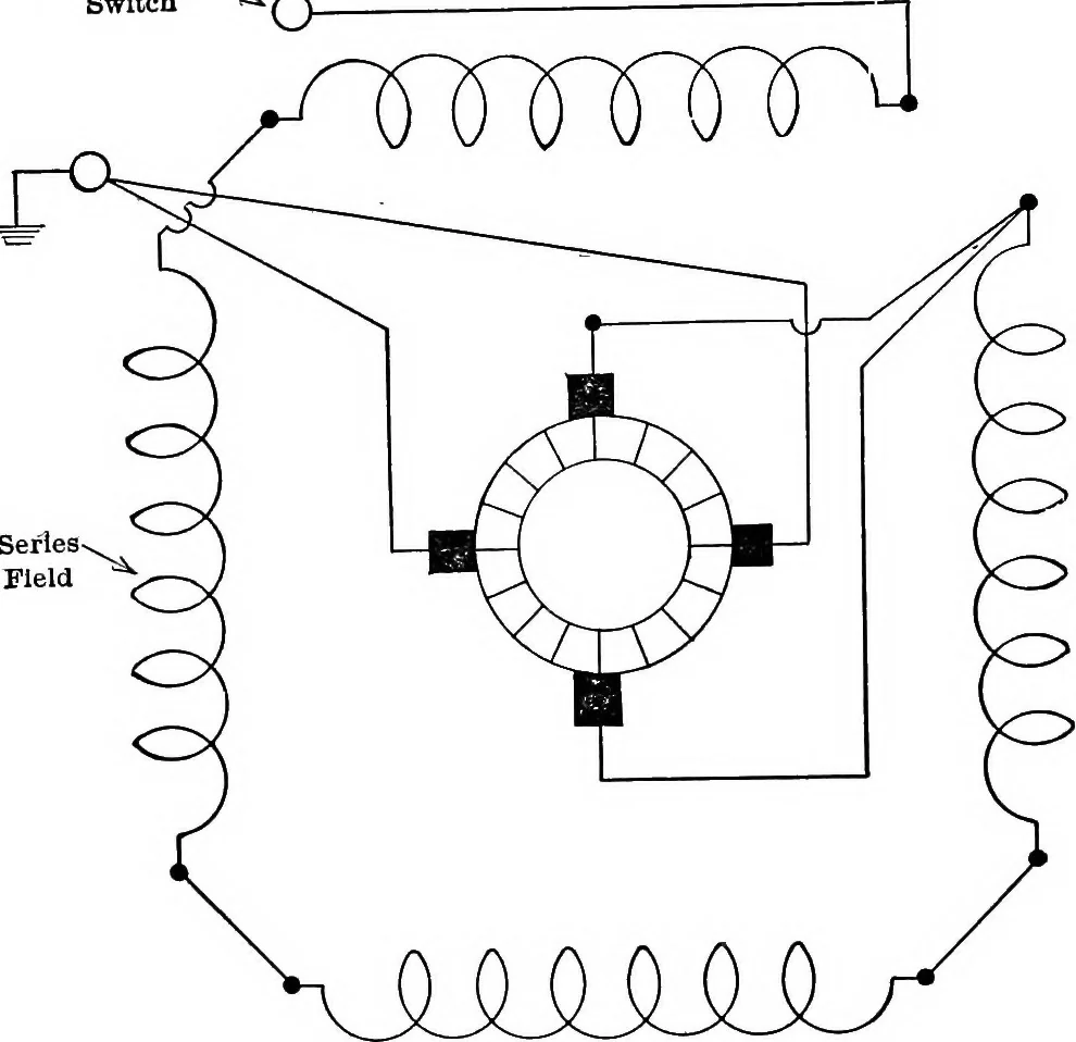 An illustration from Classroom lecture notes, automotive starting, lighting and ignition, with diagrams, 1918, leaf 167
