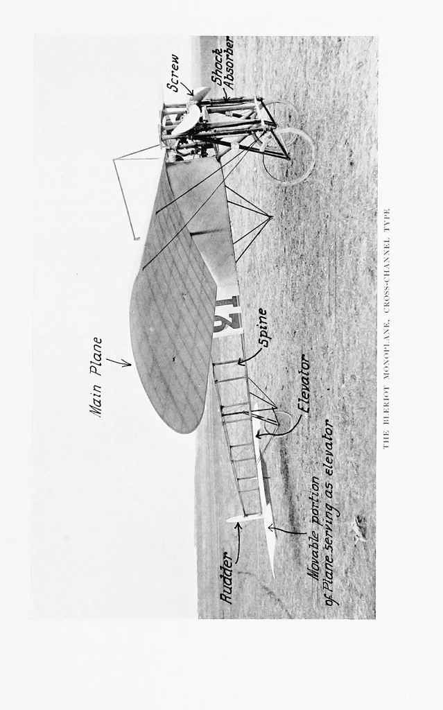 An illustration from Airships in peace & war, being the second edition of Aerial warfare;, 1910, leaf 418