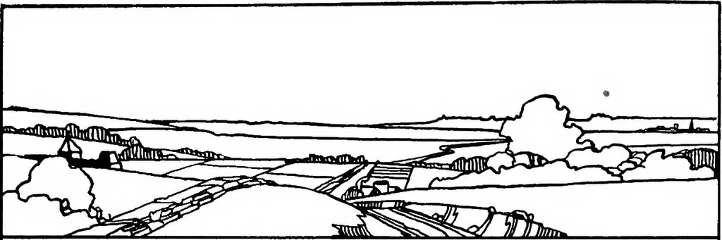 An illustration from Military sketching and map reading, 1917, leaf 104