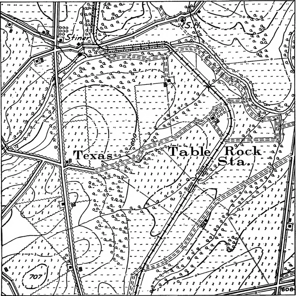 An illustration from Military sketching and map reading, 1917, leaf 45