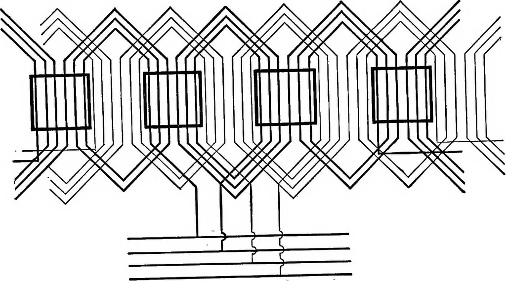 An illustration from Electrical problems for engineering students, 1902, leaf 114
