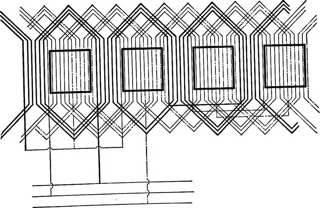 An illustration from Electrical problems for engineering students, 1902, leaf 114
