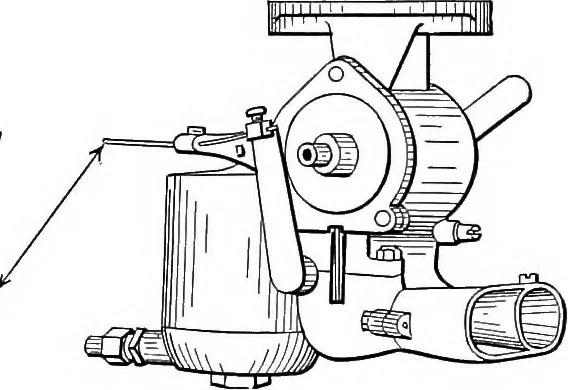 An illustration from Aviation engines, design - construction - operation and repair; a complete, practical treatise outlining clearly the elements of internal combustion engineering with special reference to the design, construction, operation and repair of airplane power plants; also the auxiliary engine systems, such as lubrication, carburetion, ignition and cooling. It includes complete instructions for engine repairing and systematic location of troubles, tool equipment and use of tools, also outlines the latest mechanical processes, 1917, leaf 134