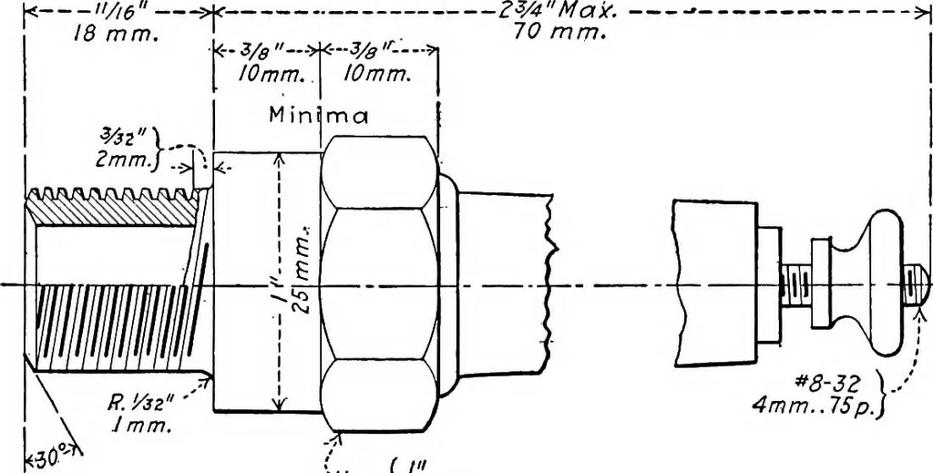 An illustration from Aviation engines, design - construction - operation and repair; a complete, practical treatise outlining clearly the elements of internal combustion engineering with special reference to the design, construction, operation and repair of airplane power plants; also the auxiliary engine systems, such as lubrication, carburetion, ignition and cooling. It includes complete instructions for engine repairing and systematic location of troubles, tool equipment and use of tools, also outlines the latest mechanical processes, 1917, leaf 196