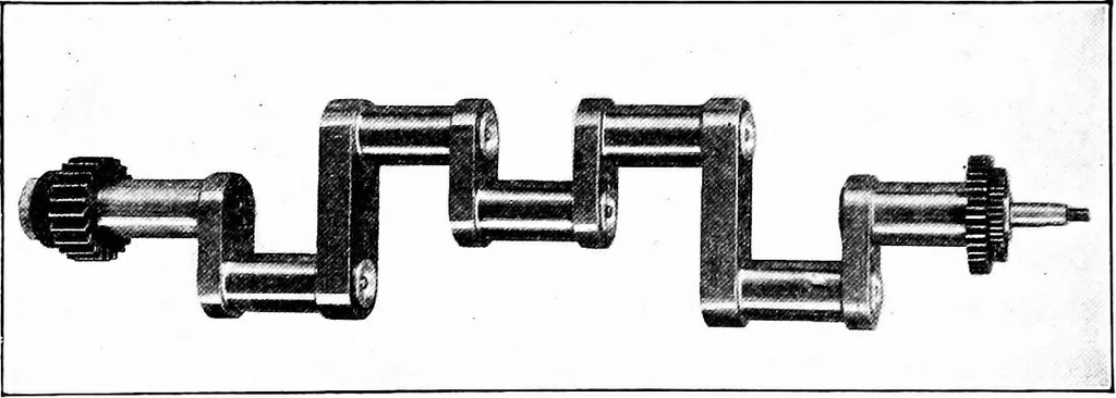 An illustration from Aviation engines, design - construction - operation and repair; a complete, practical treatise outlining clearly the elements of internal combustion engineering with special reference to the design, construction, operation and repair of airplane power plants; also the auxiliary engine systems, such as lubrication, carburetion, ignition and cooling. It includes complete instructions for engine repairing and systematic location of troubles, tool equipment and use of tools, also outlines the latest mechanical processes, 1917, leaf 317