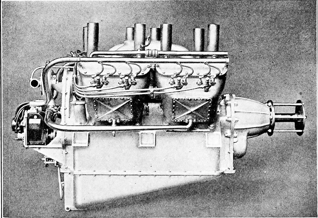 An illustration from Aviation engines, design - construction - operation and repair; a complete, practical treatise outlining clearly the elements of internal combustion engineering with special reference to the design, construction, operation and repair of airplane power plants; also the auxiliary engine systems, such as lubrication, carburetion, ignition and cooling. It includes complete instructions for engine repairing and systematic location of troubles, tool equipment and use of tools, also outlines the latest mechanical processes, 1917, leaf 321