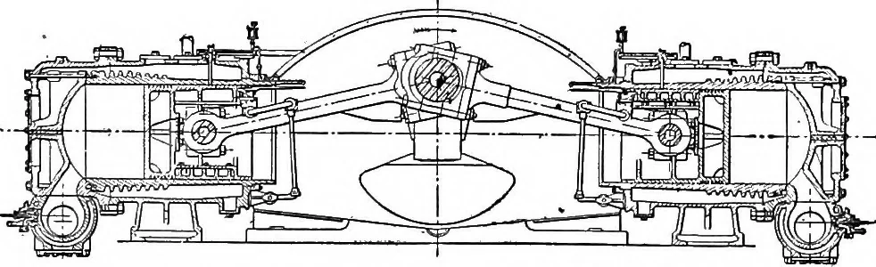 An illustration from Aviation engines, design - construction - operation and repair; a complete, practical treatise outlining clearly the elements of internal combustion engineering with special reference to the design, construction, operation and repair of airplane power plants; also the auxiliary engine systems, such as lubrication, carburetion, ignition and cooling. It includes complete instructions for engine repairing and systematic location of troubles, tool equipment and use of tools, also outlines the latest mechanical processes, 1917, leaf 34