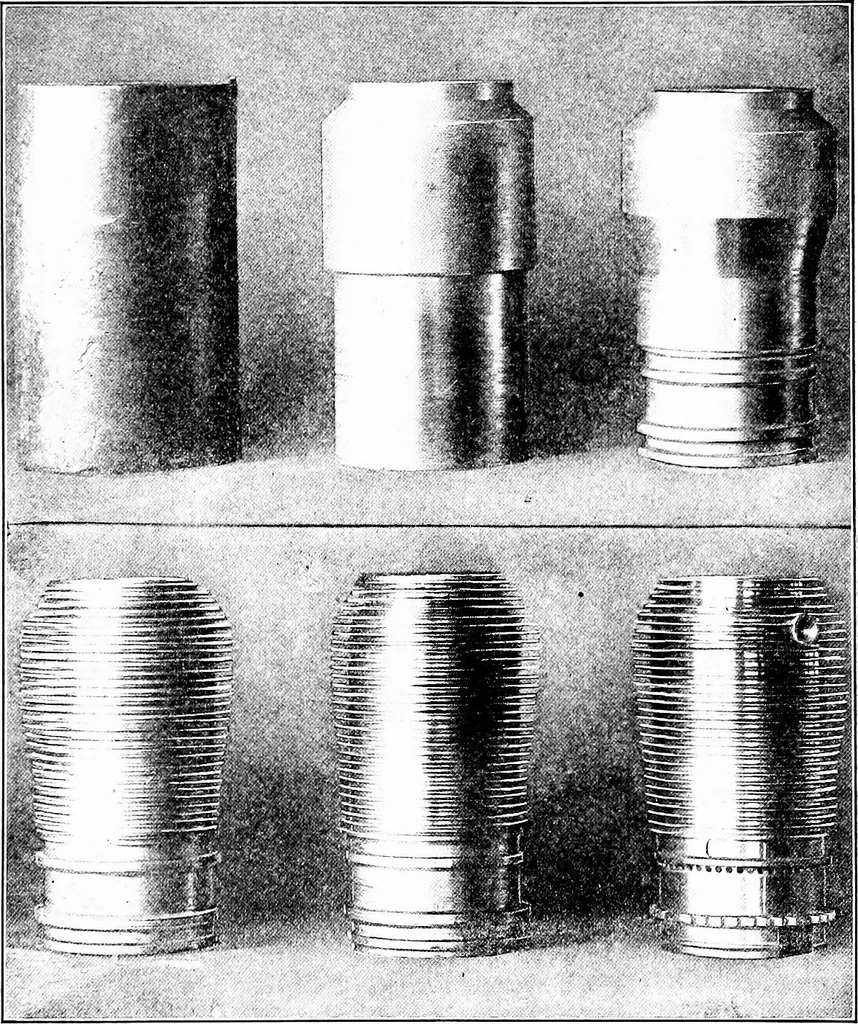 An illustration from Aviation engines, design - construction - operation and repair; a complete, practical treatise outlining clearly the elements of internal combustion engineering with special reference to the design, construction, operation and repair of airplane power plants; also the auxiliary engine systems, such as lubrication, carburetion, ignition and cooling. It includes complete instructions for engine repairing and systematic location of troubles, tool equipment and use of tools, also outlines the latest mechanical processes, 1917, leaf 490