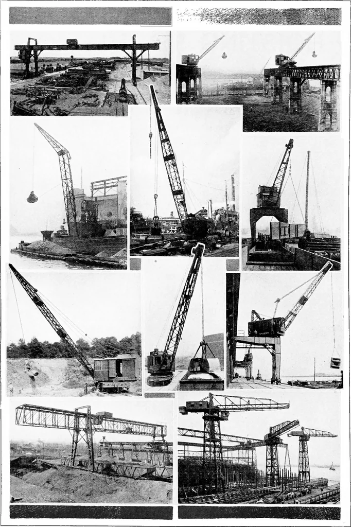 An illustration from Material handling cyclopedia; a reference book covering definitions, descriptions, illustrations and methods of use of material handling machines employed in industry, 1921, leaf 161