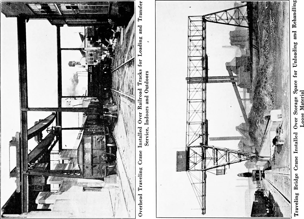 An illustration from Material handling cyclopedia; a reference book covering definitions, descriptions, illustrations and methods of use of material handling machines employed in industry, 1921, leaf 163