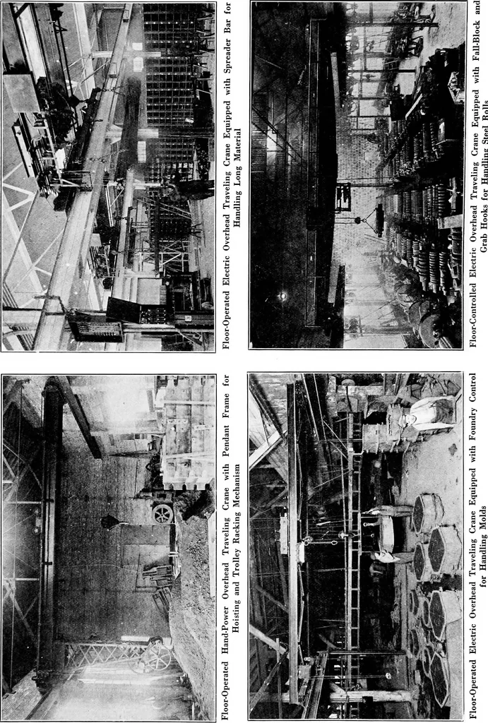 An illustration from Material handling cyclopedia; a reference book covering definitions, descriptions, illustrations and methods of use of material handling machines employed in industry, 1921, leaf 167