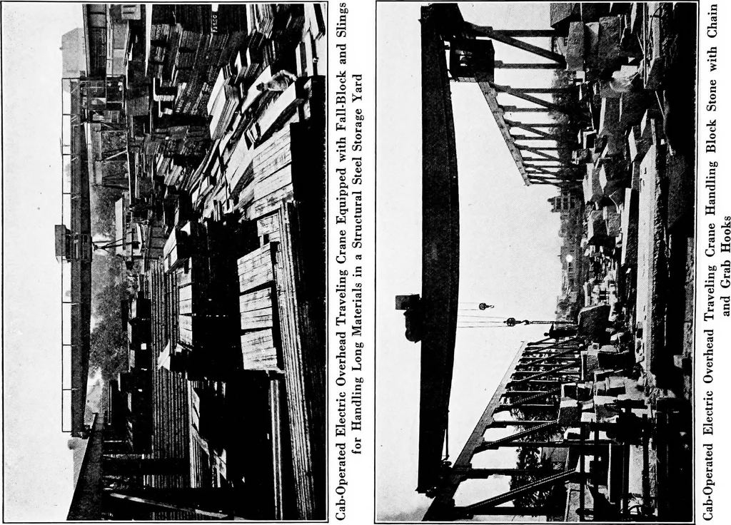 An illustration from Material handling cyclopedia; a reference book covering definitions, descriptions, illustrations and methods of use of material handling machines employed in industry, 1921, leaf 169
