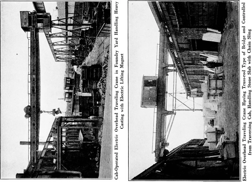 An illustration from Material handling cyclopedia; a reference book covering definitions, descriptions, illustrations and methods of use of material handling machines employed in industry, 1921, leaf 169
