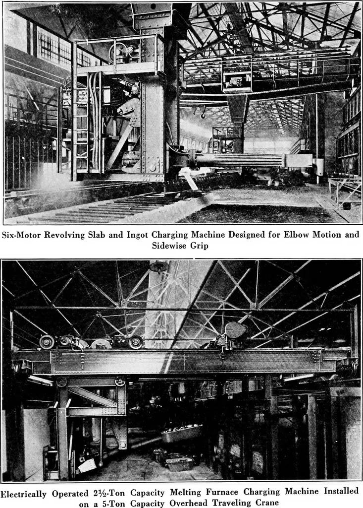 An illustration from Material handling cyclopedia; a reference book covering definitions, descriptions, illustrations and methods of use of material handling machines employed in industry, 1921, leaf 171