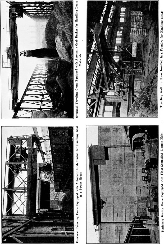 An illustration from Material handling cyclopedia; a reference book covering definitions, descriptions, illustrations and methods of use of material handling machines employed in industry, 1921, leaf 173