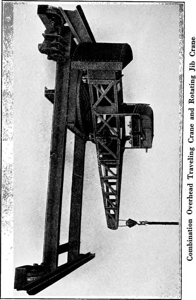 An illustration from Material handling cyclopedia; a reference book covering definitions, descriptions, illustrations and methods of use of material handling machines employed in industry, 1921, leaf 177