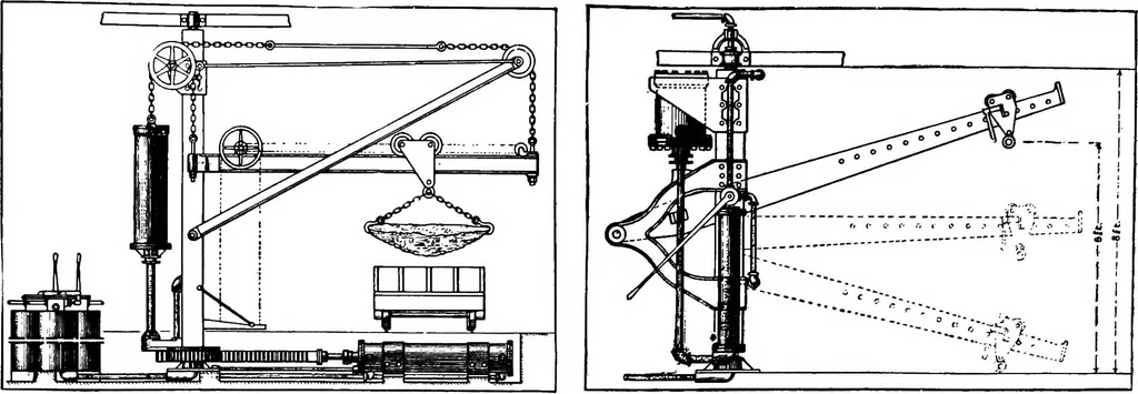 An illustration from Material handling cyclopedia; a reference book covering definitions, descriptions, illustrations and methods of use of material handling machines employed in industry, 1921, leaf 179