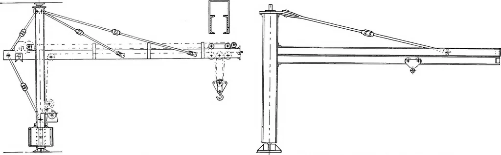 An illustration from Material handling cyclopedia; a reference book covering definitions, descriptions, illustrations and methods of use of material handling machines employed in industry, 1921, leaf 179