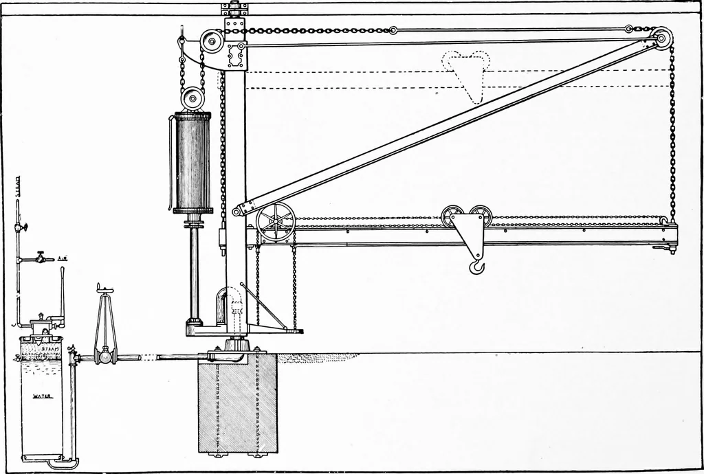 An illustration from Material handling cyclopedia; a reference book covering definitions, descriptions, illustrations and methods of use of material handling machines employed in industry, 1921, leaf 179
