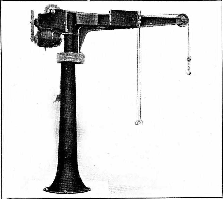 An illustration from Material handling cyclopedia; a reference book covering definitions, descriptions, illustrations and methods of use of material handling machines employed in industry, 1921, leaf 183