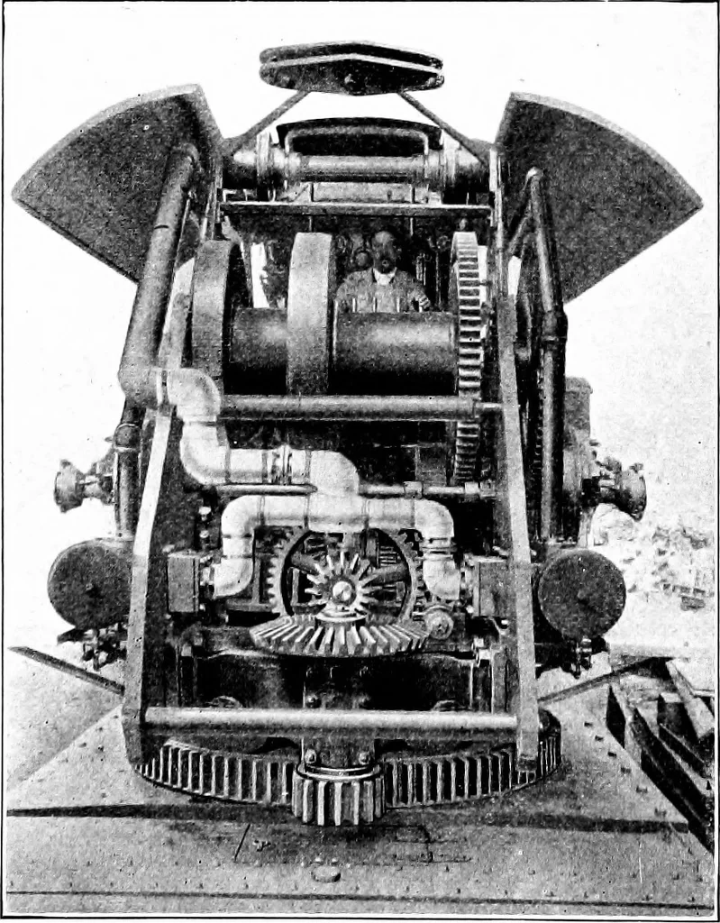 An illustration from Material handling cyclopedia; a reference book covering definitions, descriptions, illustrations and methods of use of material handling machines employed in industry, 1921, leaf 189