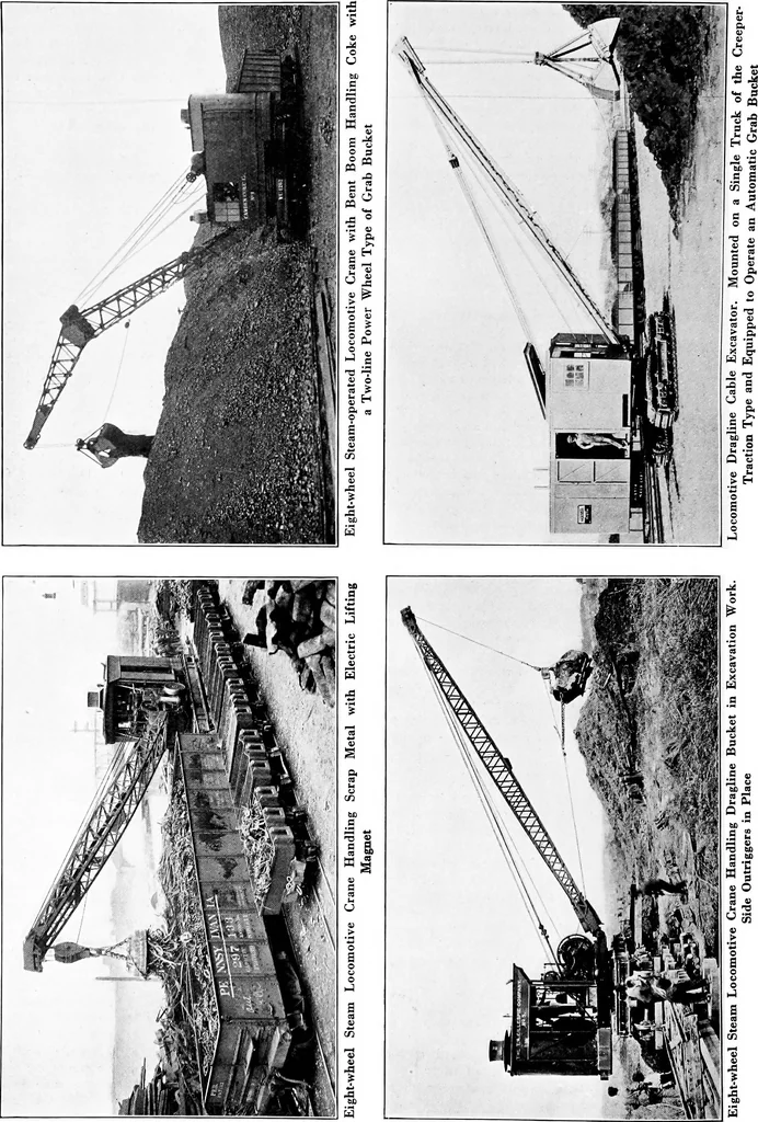 An illustration from Material handling cyclopedia; a reference book covering definitions, descriptions, illustrations and methods of use of material handling machines employed in industry, 1921, leaf 193