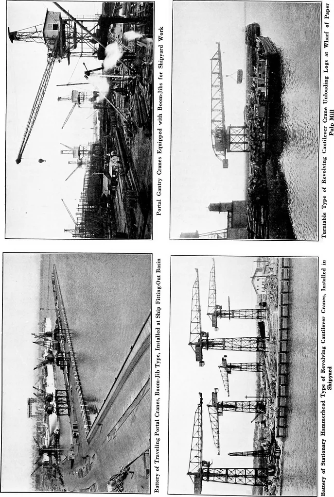 An illustration from Material handling cyclopedia; a reference book covering definitions, descriptions, illustrations and methods of use of material handling machines employed in industry, 1921, leaf 205