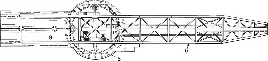 An illustration from Material handling cyclopedia; a reference book covering definitions, descriptions, illustrations and methods of use of material handling machines employed in industry, 1921, leaf 206