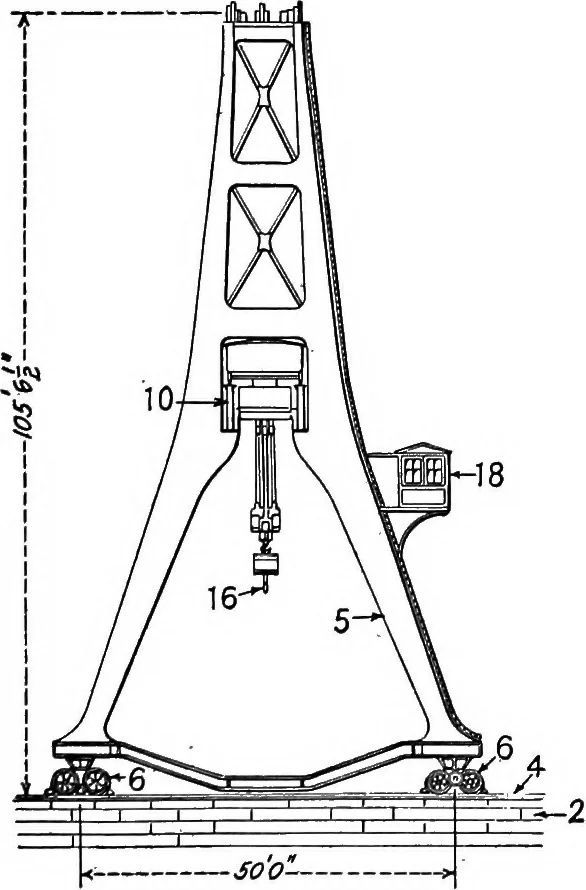 An illustration from Material handling cyclopedia; a reference book covering definitions, descriptions, illustrations and methods of use of material handling machines employed in industry, 1921, leaf 207